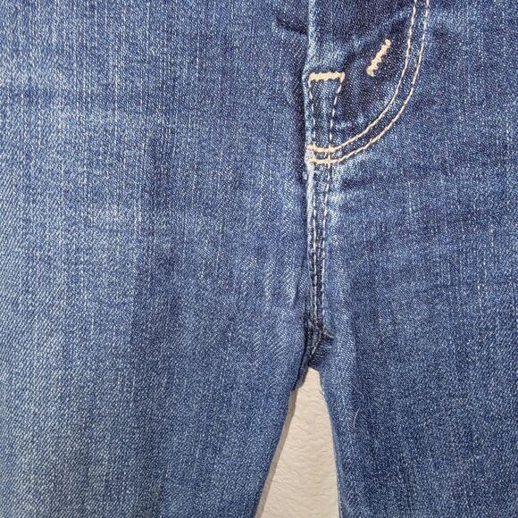 Mother High Waisted Looker Ankle Fray Jeans Close to the Edge 26 Distressed - Picture 5 of 14